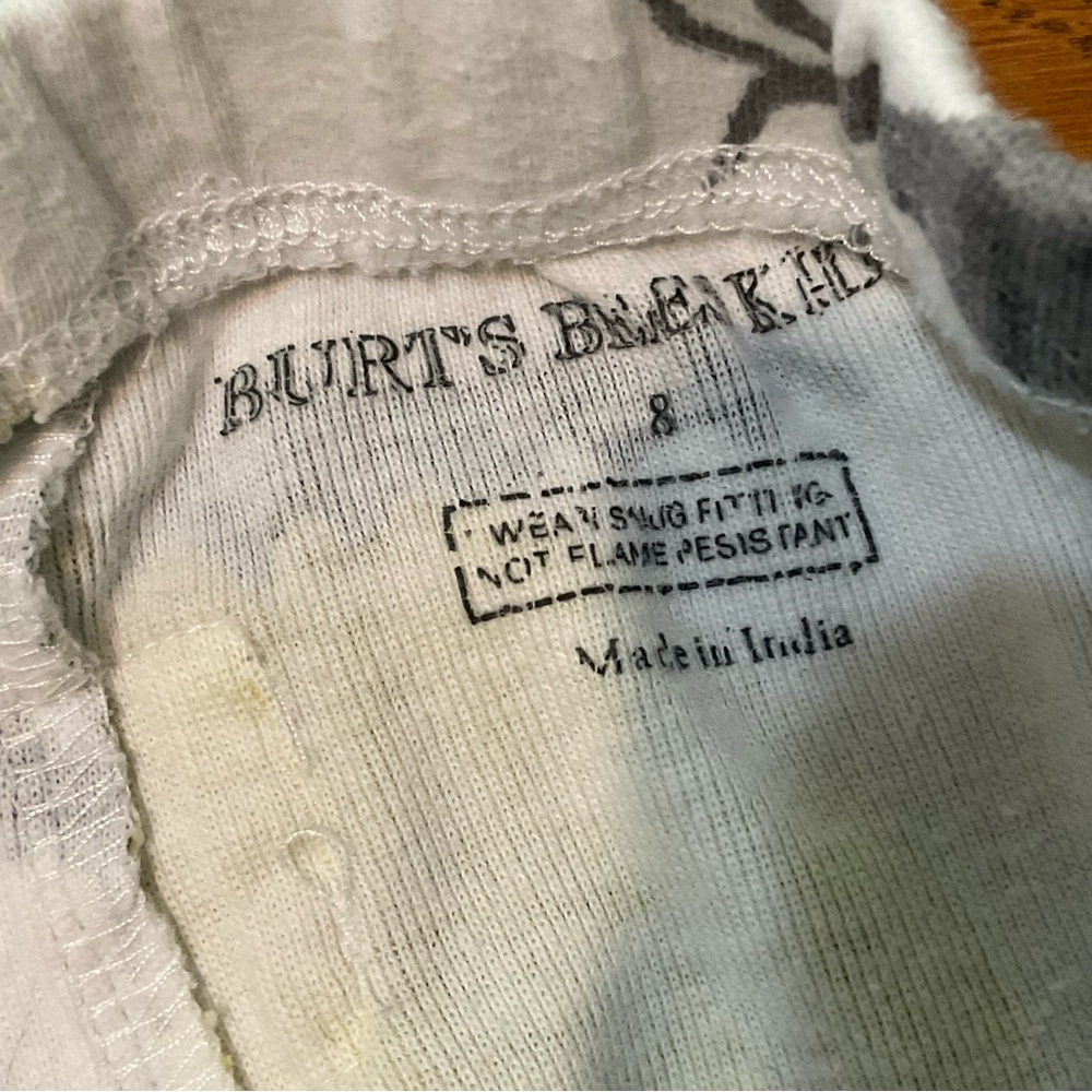 Burt's Bees Kids Toddler Boy's Hallow's Eve Pajamas Spooky Bats Size 8 - Picture 3 of 6